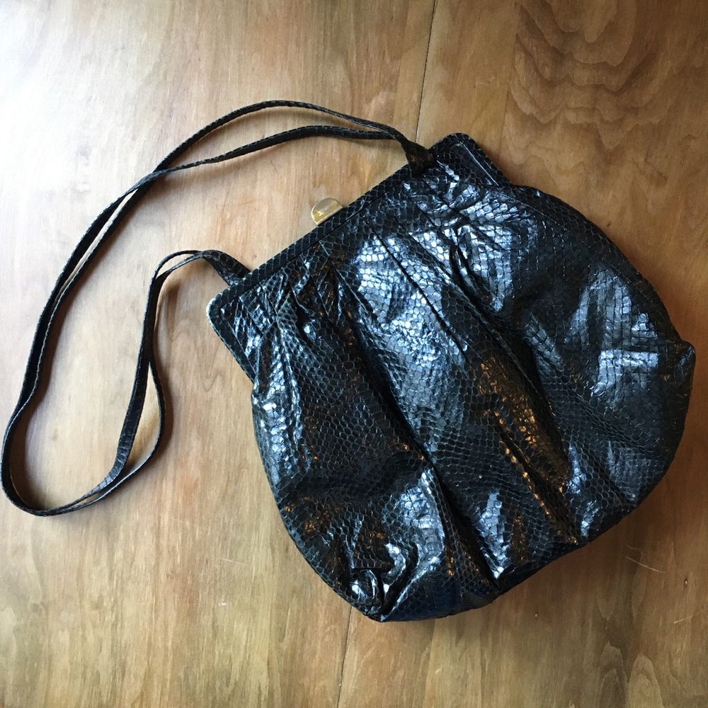 Vintage Authentic Snakeskin Purse